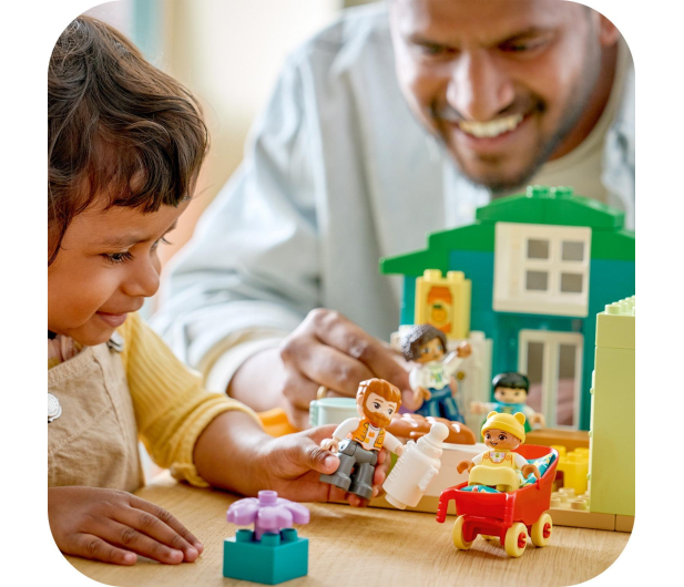 LEGO DUPLO 10470 Nowoczesny dom rodzinny 3 w 1 z figurkami - 1473391 - zdjęcie 7